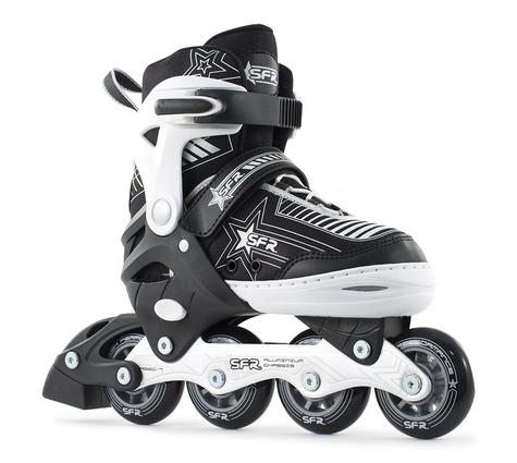 SFR Silver Pulsar Inline Adjustable Childs Skates - main image